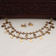2 layer coin choker set