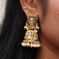Lakshmi Antique Jhumkas