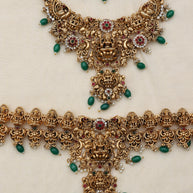 Nagas lakshmi emerald bridalset-(BR-020)