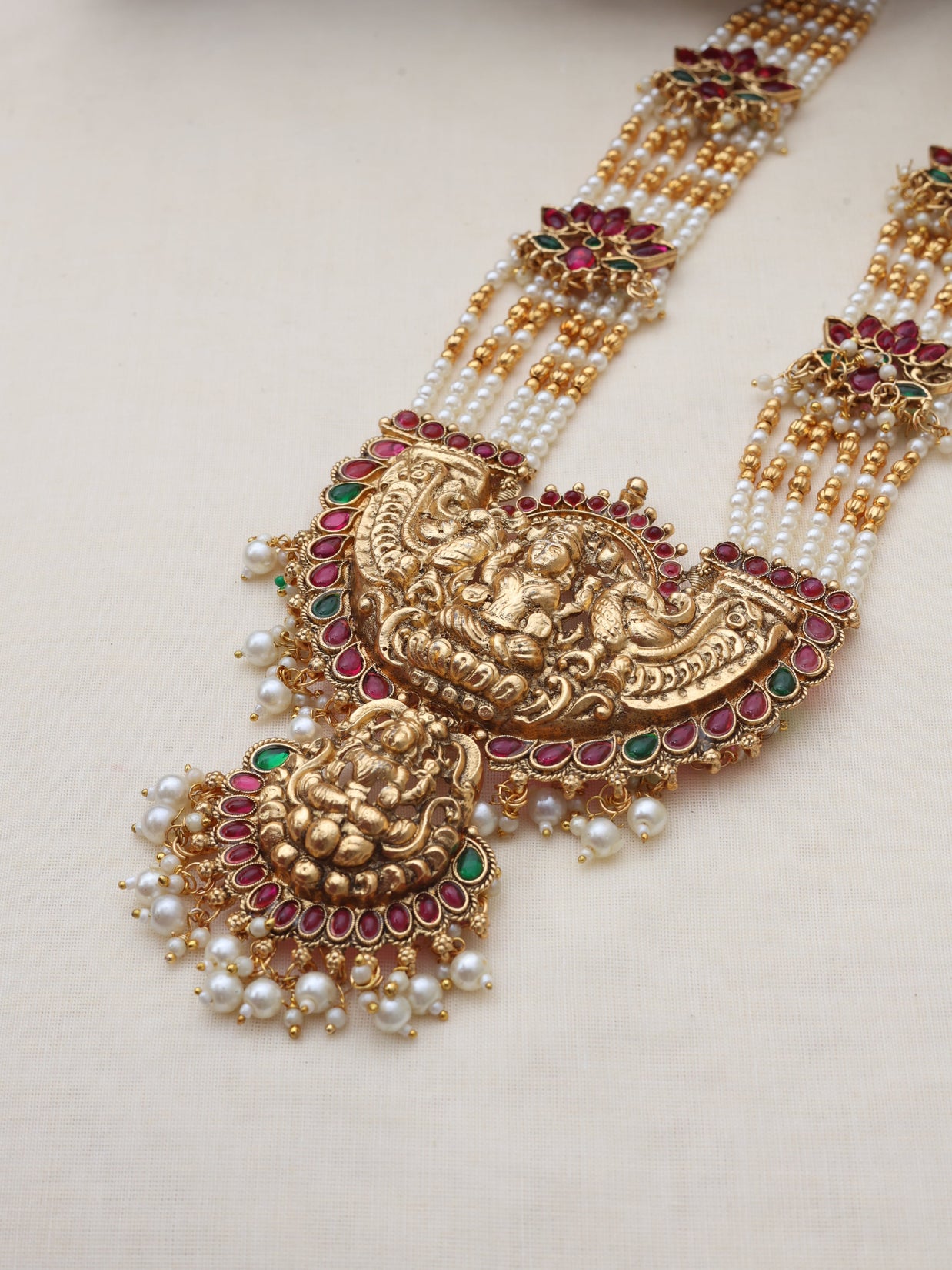 Lakshmi Devi lotus Haaram