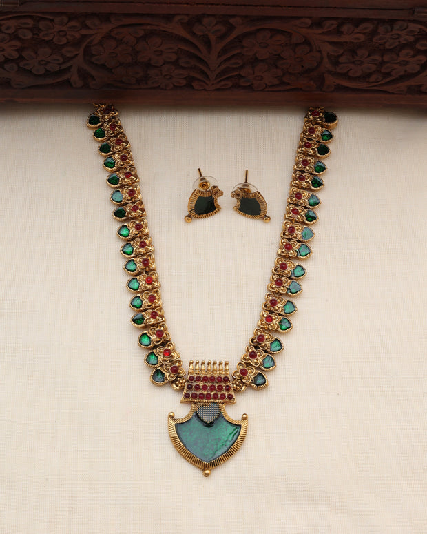 Pavizham necklace set - (JS 0246)