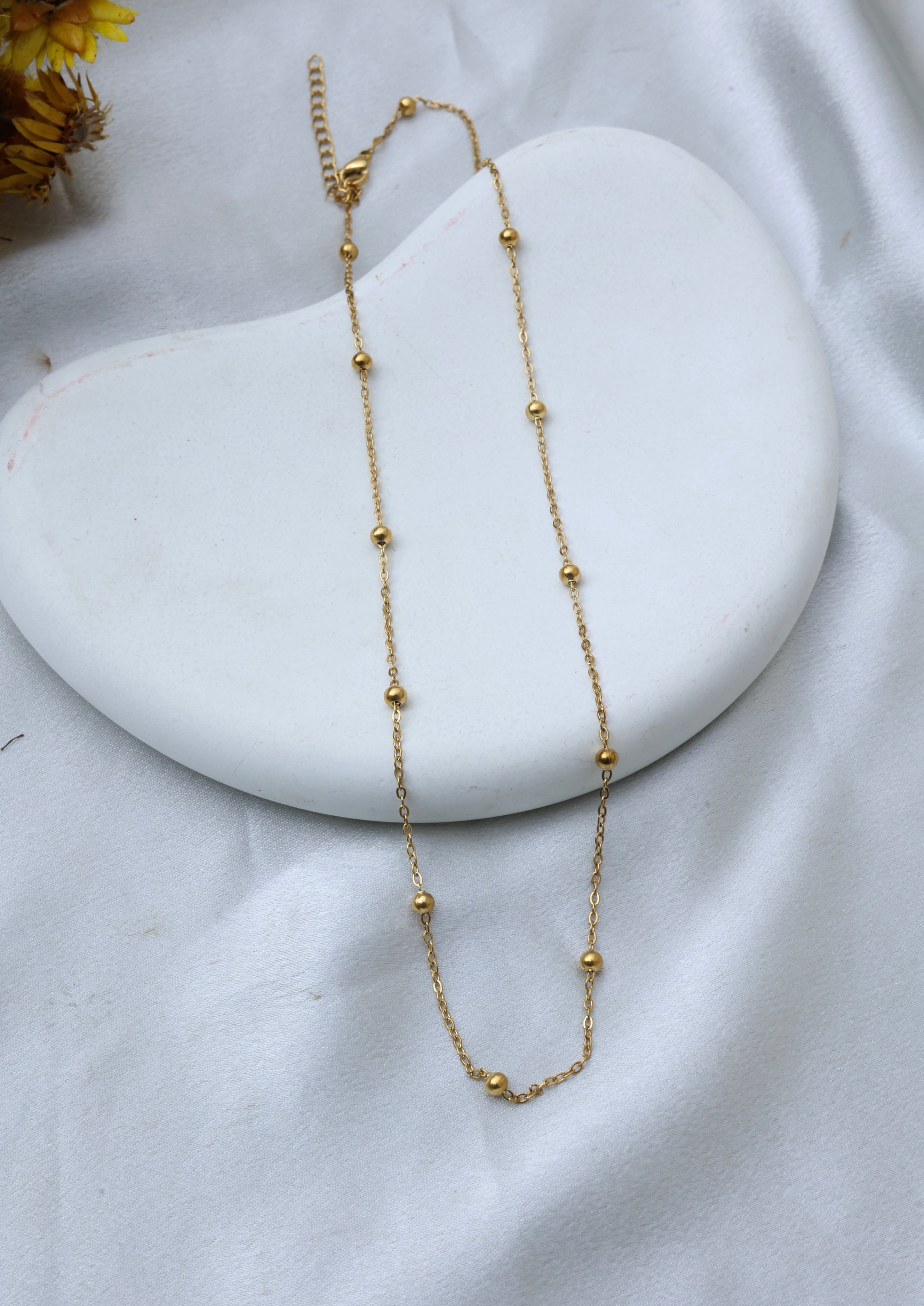 Golden beads chain