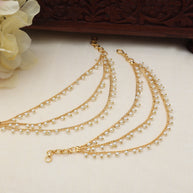 3 layer pearl Earchain