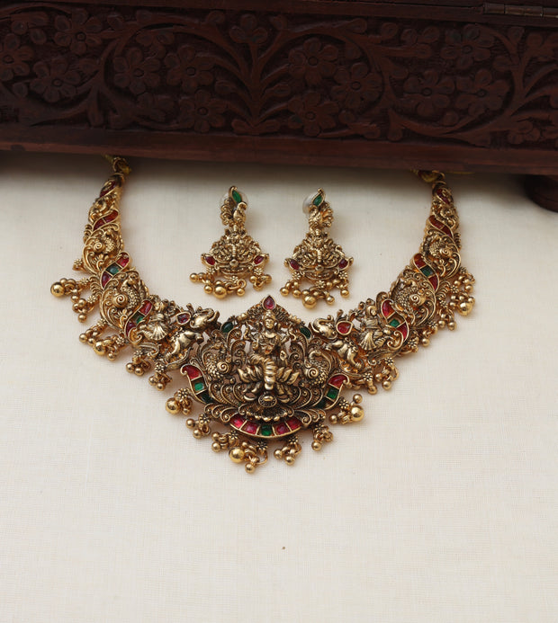 Shree Lakshmi necklace set