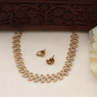 Elena AD necklace set-(JS 0274)