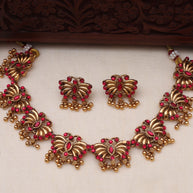 Butterfly necklace set-JS 0117