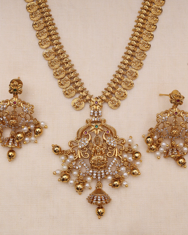 Aiswarya kaasu necklace set-JS 0109