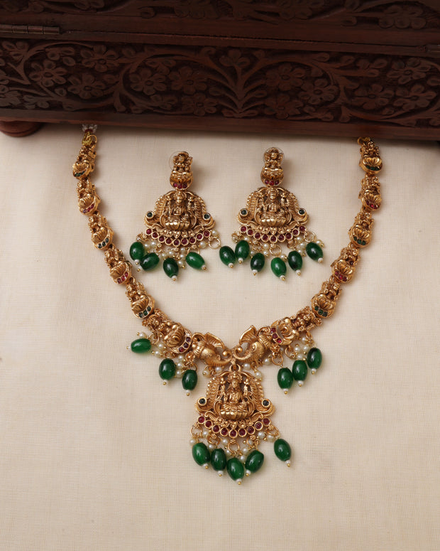 Haathi necklace set-JS 0255