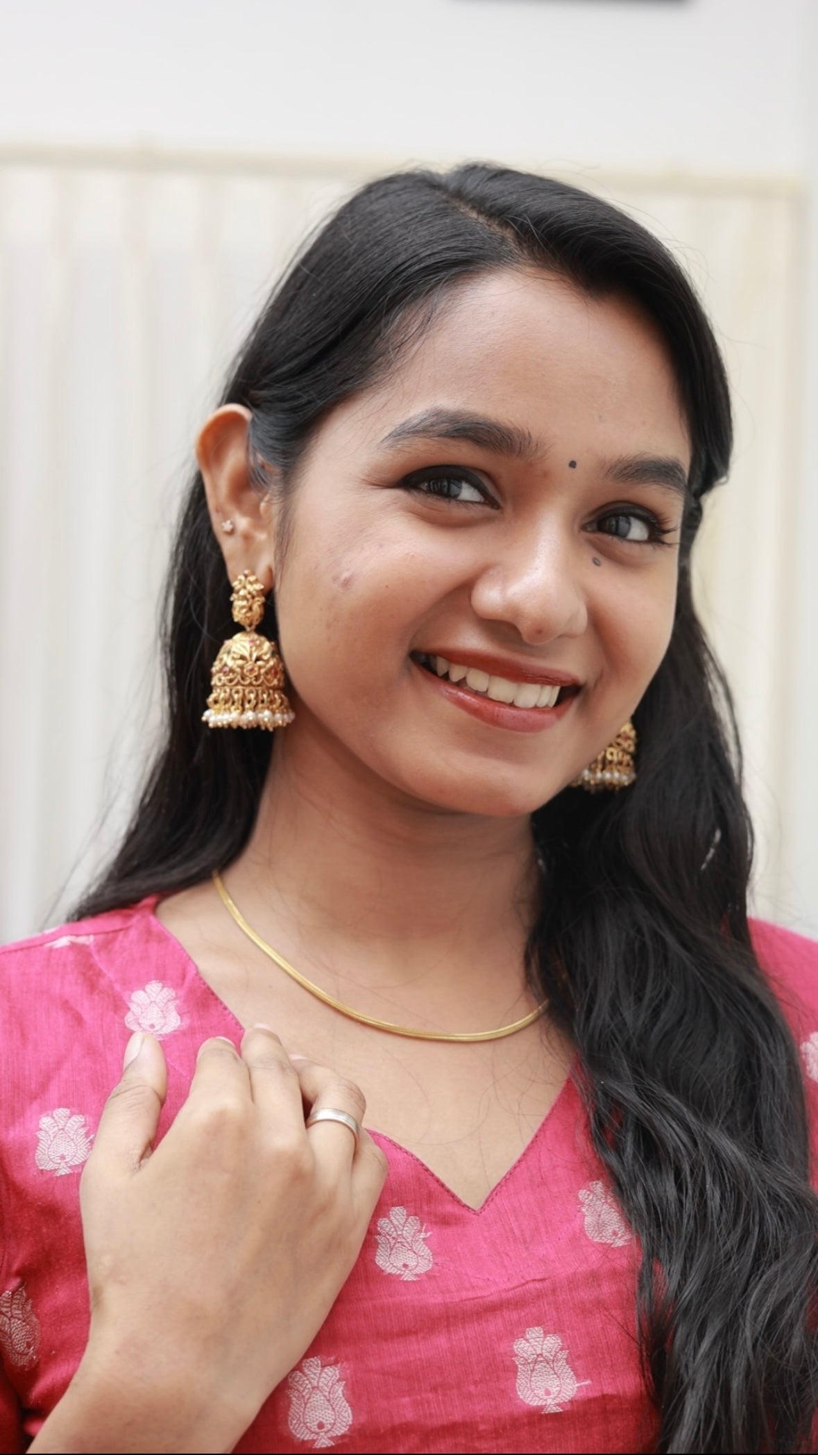 Anvika Temple Jhumkas