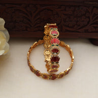 Red Lotus bangles