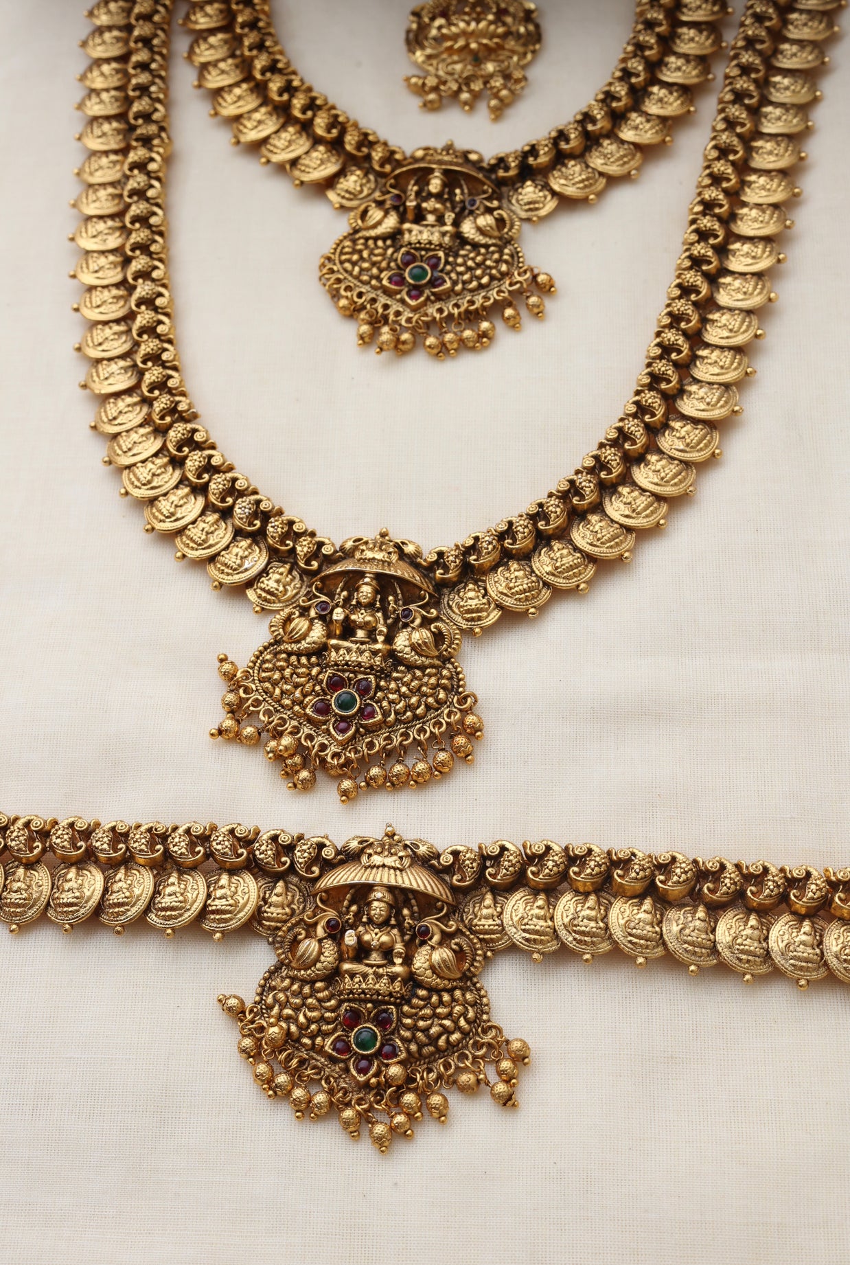 Lakshmi coin bridalset