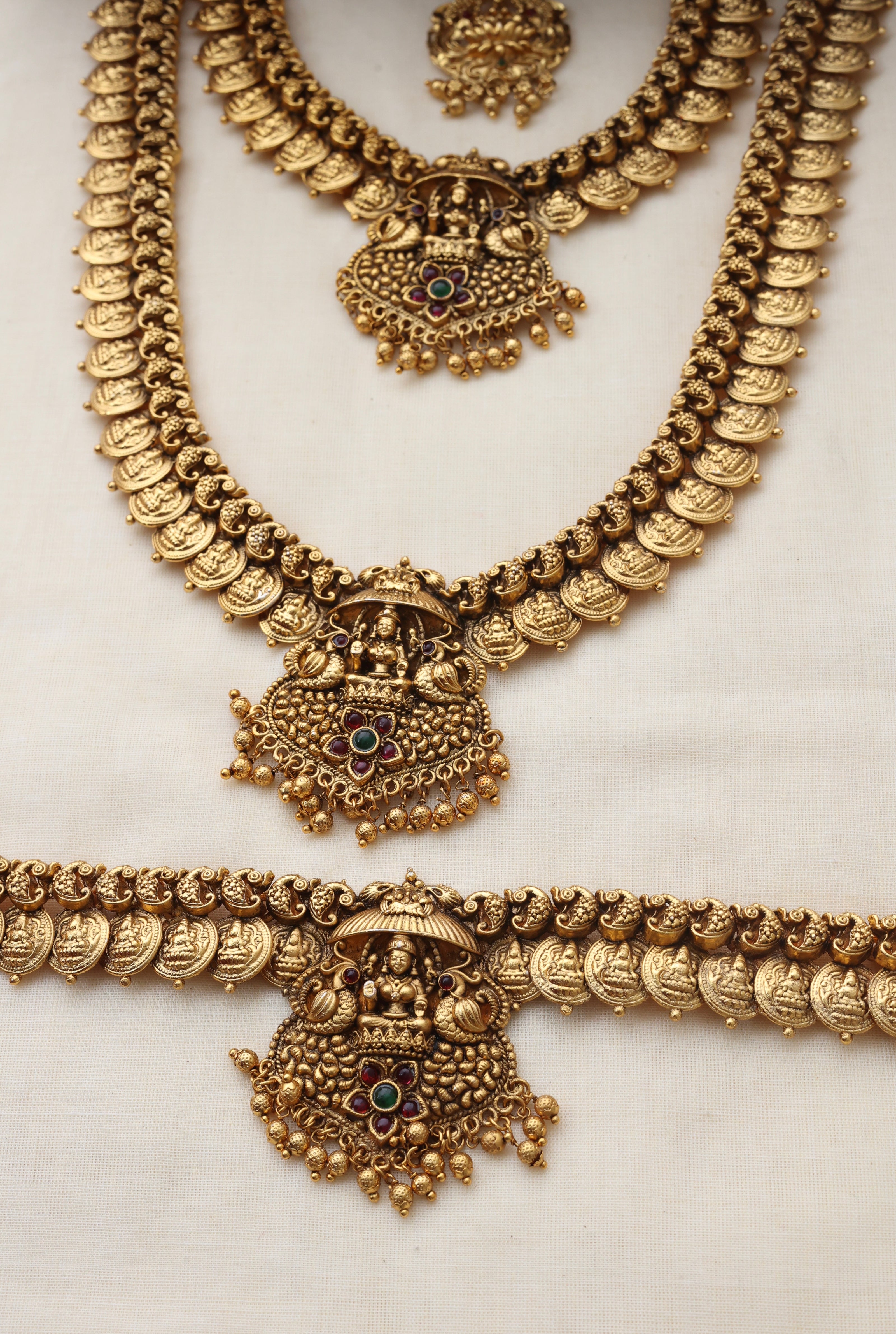 Lakshmi coin bridalset