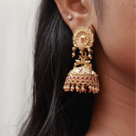 Traditional Peacock Earrings
