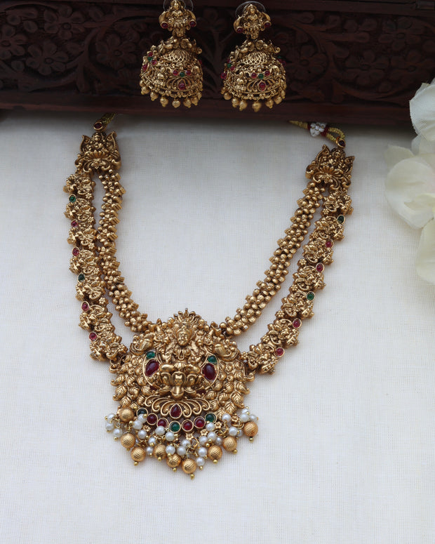2 layer Devi necklace set - (0096)