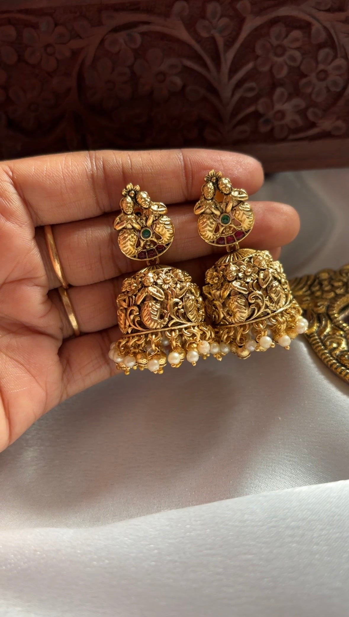 Malsya Antique Jhumkas