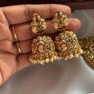Malsya Antique Jhumkas