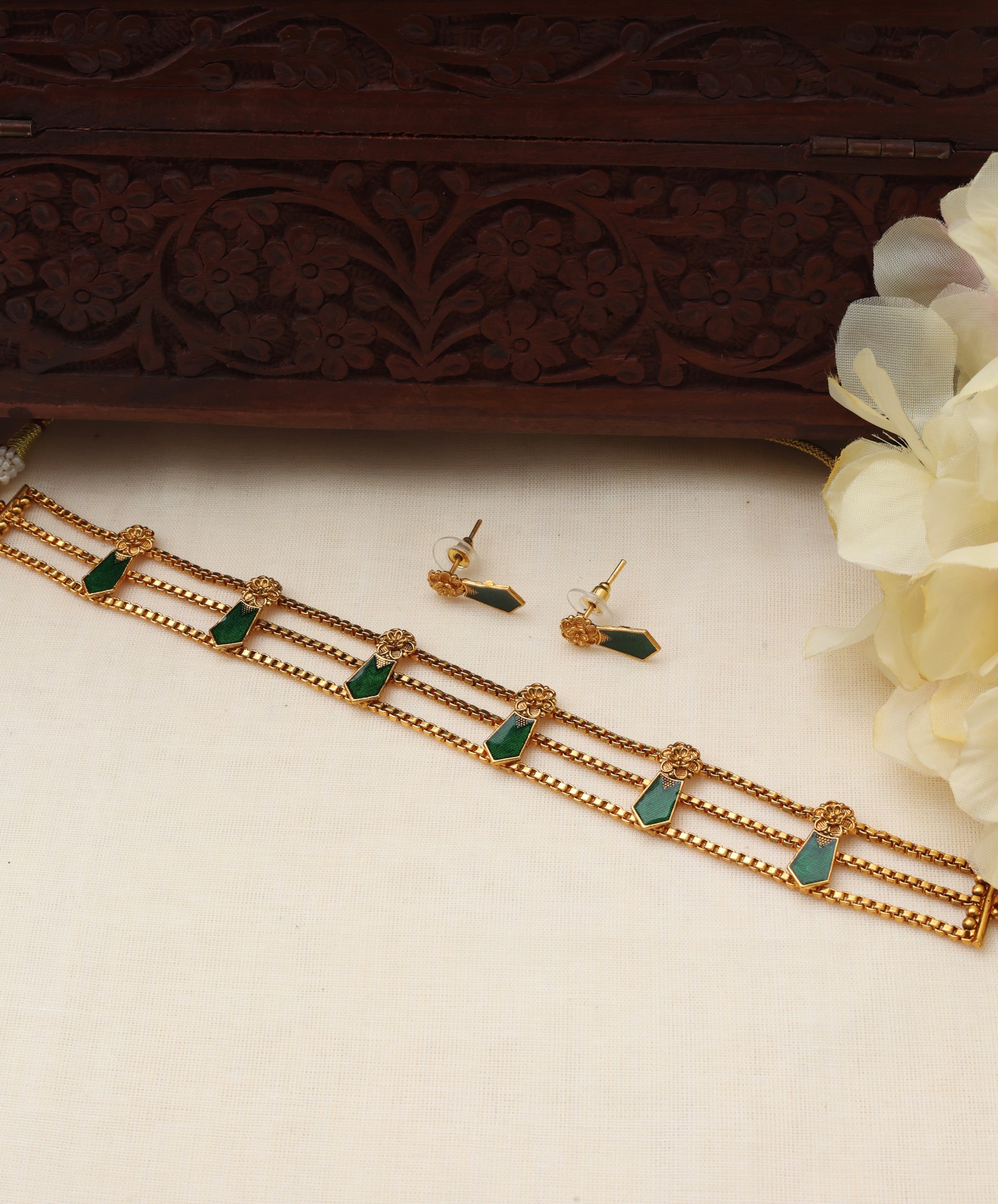 3 layer palakka choker