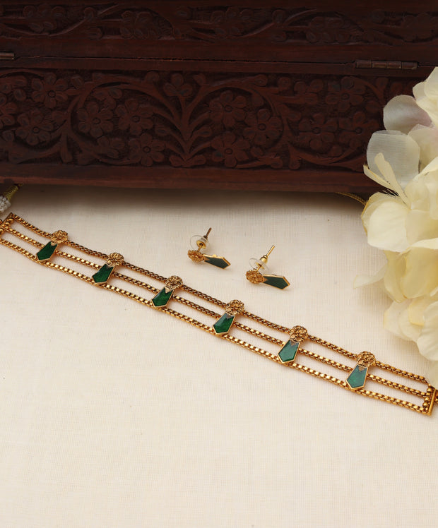 3 layer palakka choker
