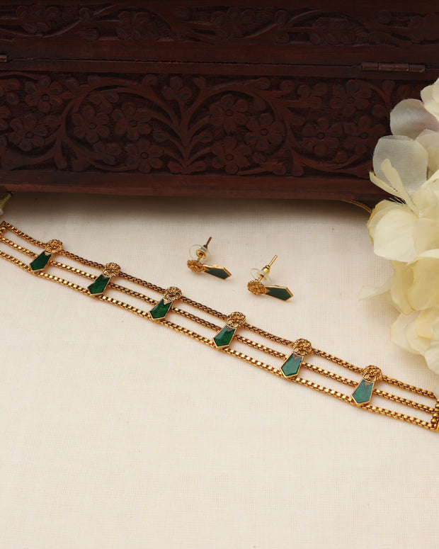 3 layer palakka choker