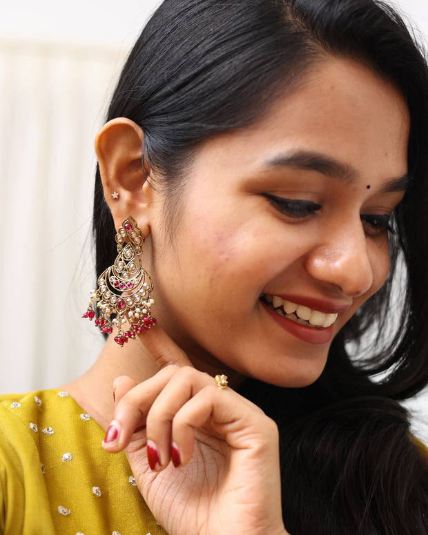 Nakshi Kundan Earrings