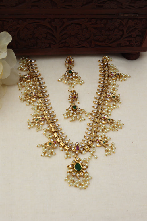 Golden Guttapusalu necklace/choker set