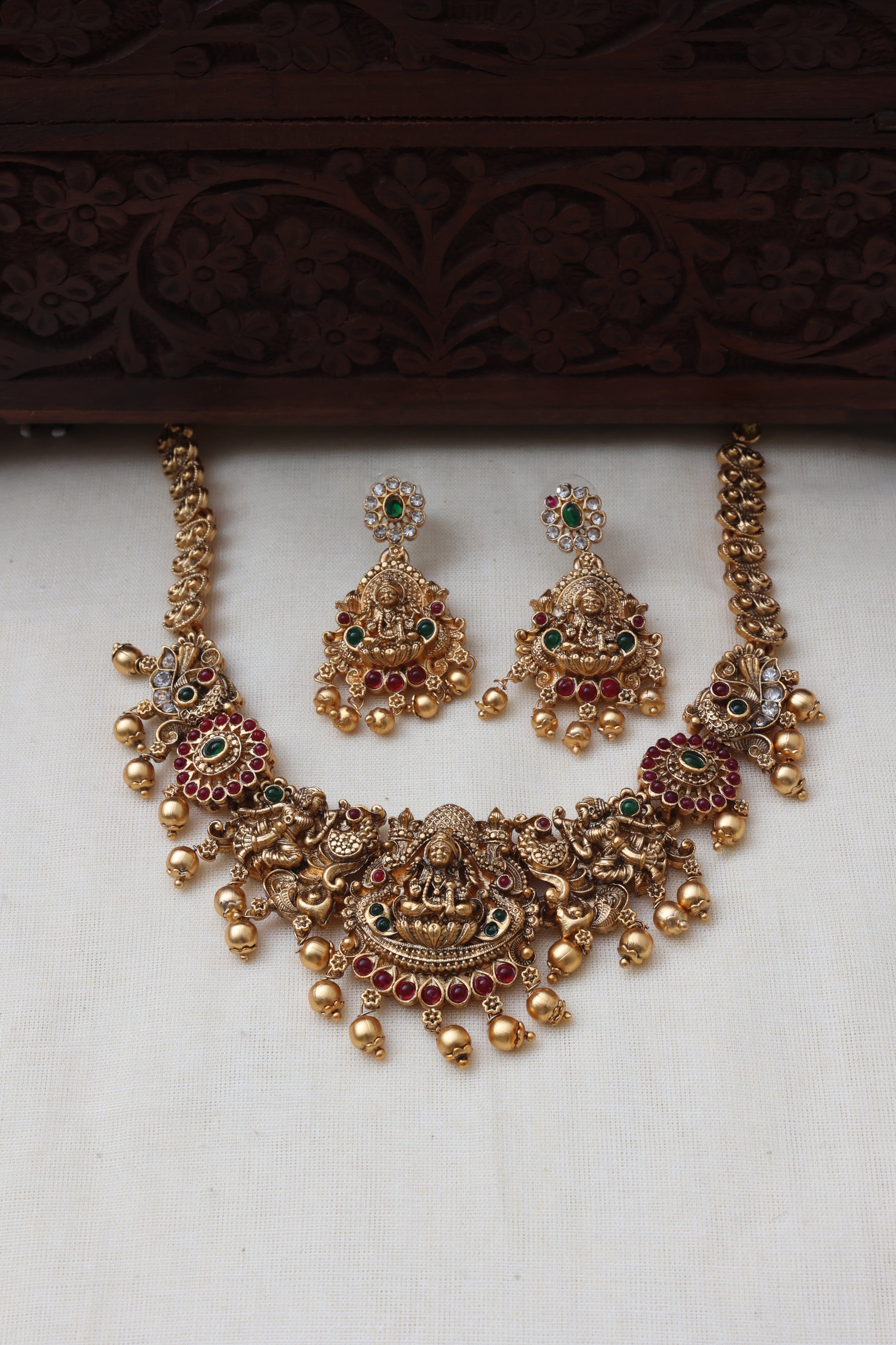 Bhairavi necklace set-JS 0190