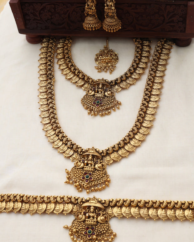 Lakshmi coin bridalset