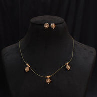 Invisible coin necklace set