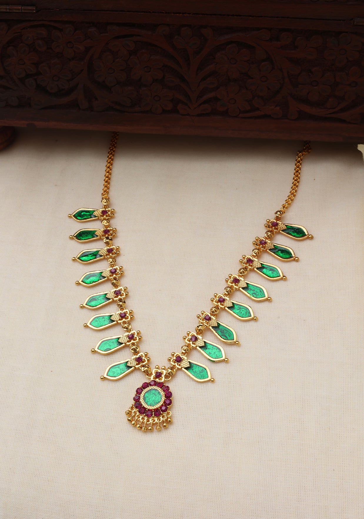 Budget palakka necklace