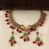 Gaja necklace set-(JS 0270)