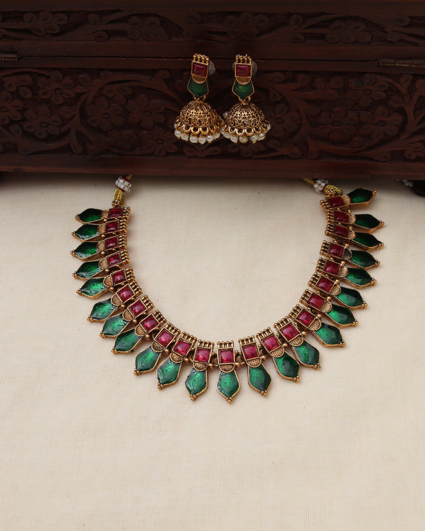 Haritha nagapadam necklace set - (JS 0244)