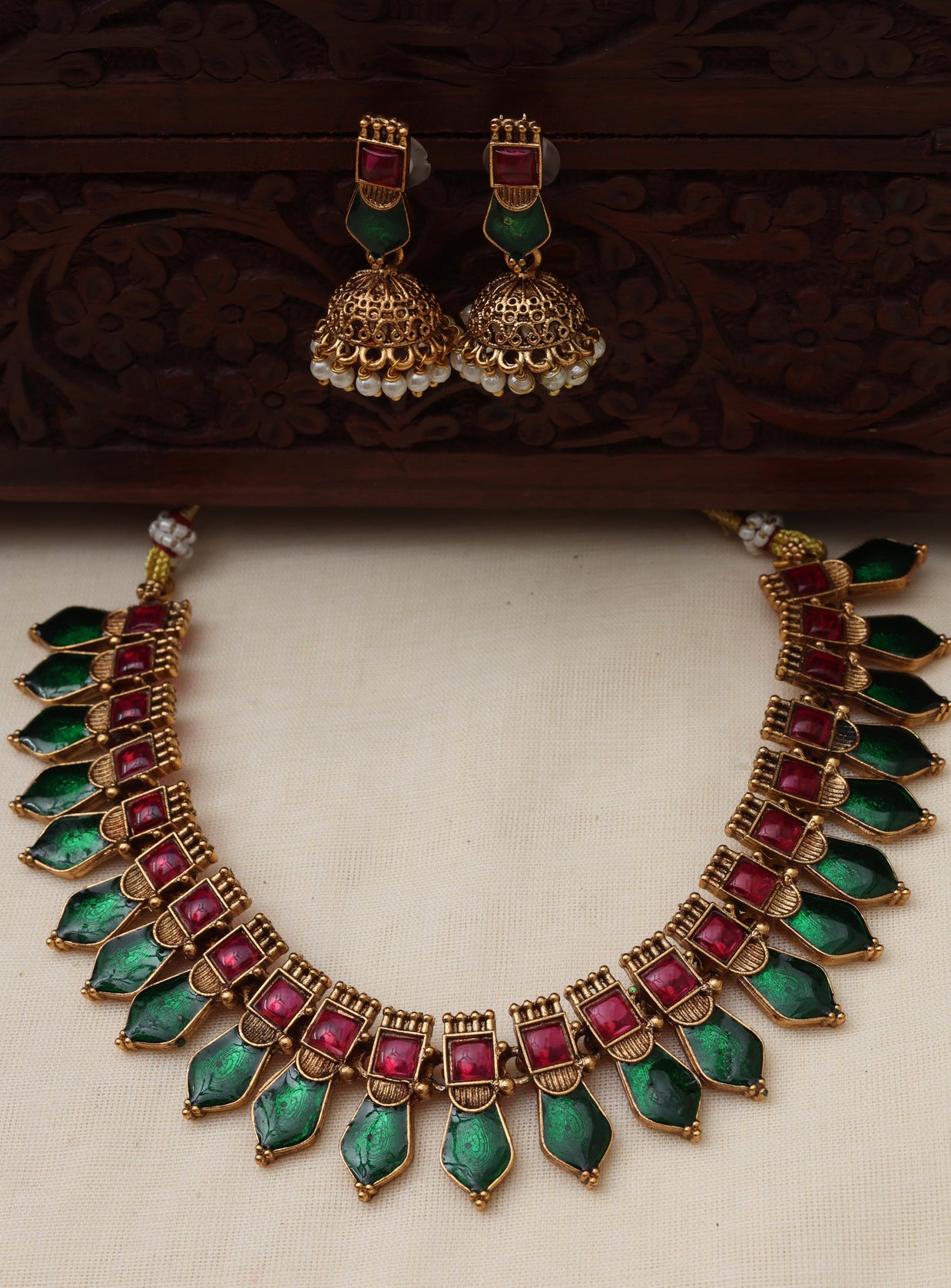 Haritha nagapadam necklace set - (JS 0244)