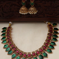Haritha nagapadam necklace set - (JS 0244)