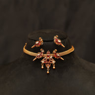 Antique Peacock choker set