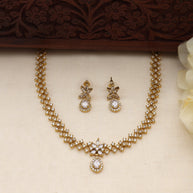 Dimple AD necklace set-JS 0273