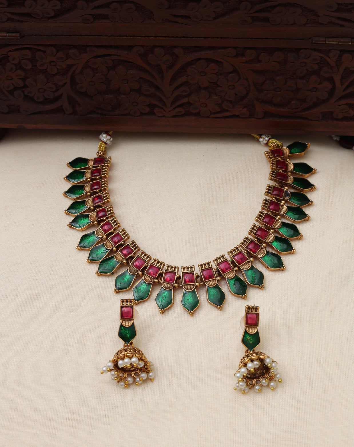 Haritha nagapadam necklace set - (JS 0244)