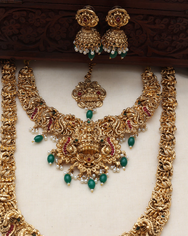 Anushka Emerald bridalset-(BS-022)