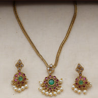Raga Attigai Necklace set-(JS 0267)