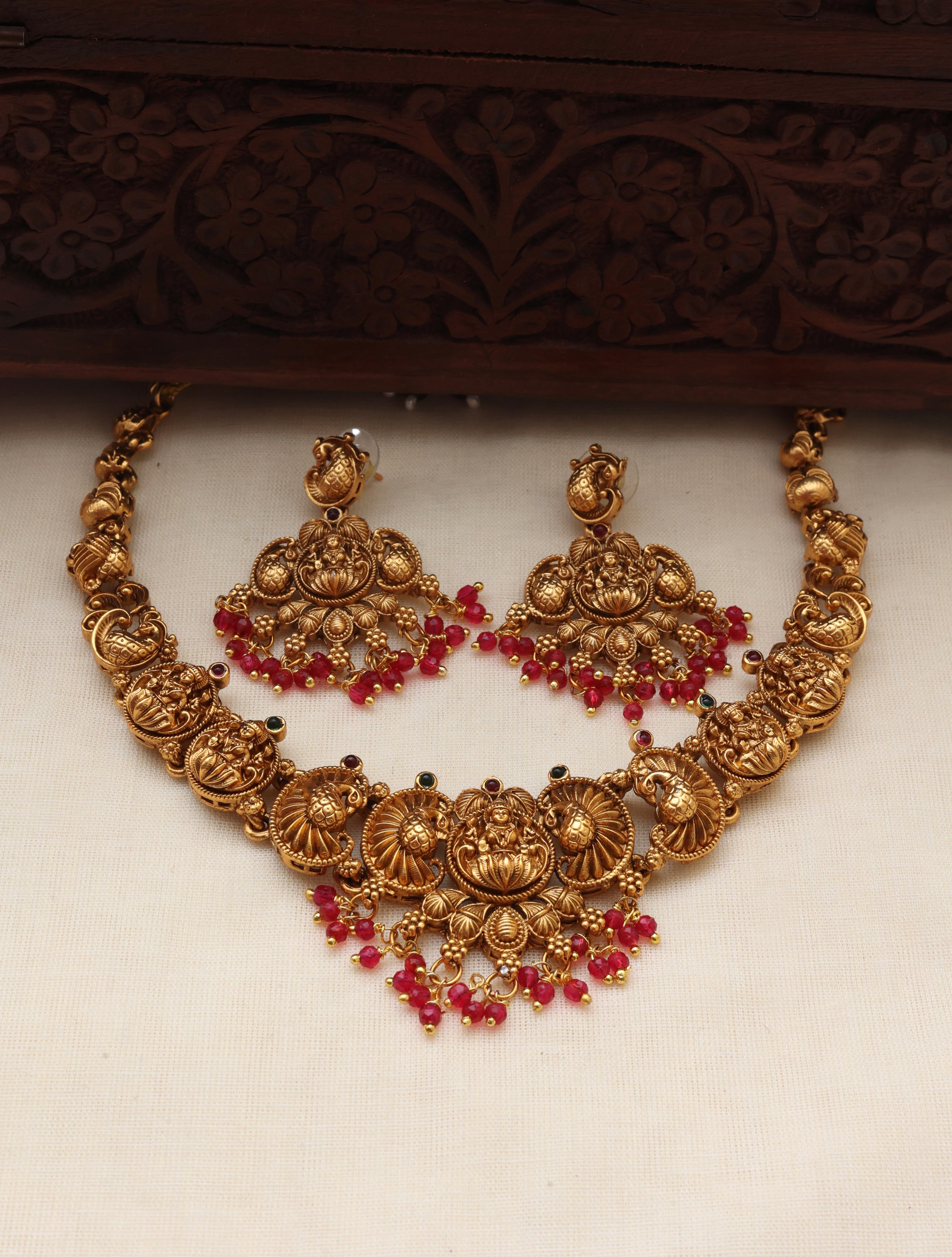 Padma lakshmi necklace set-JS 0264)