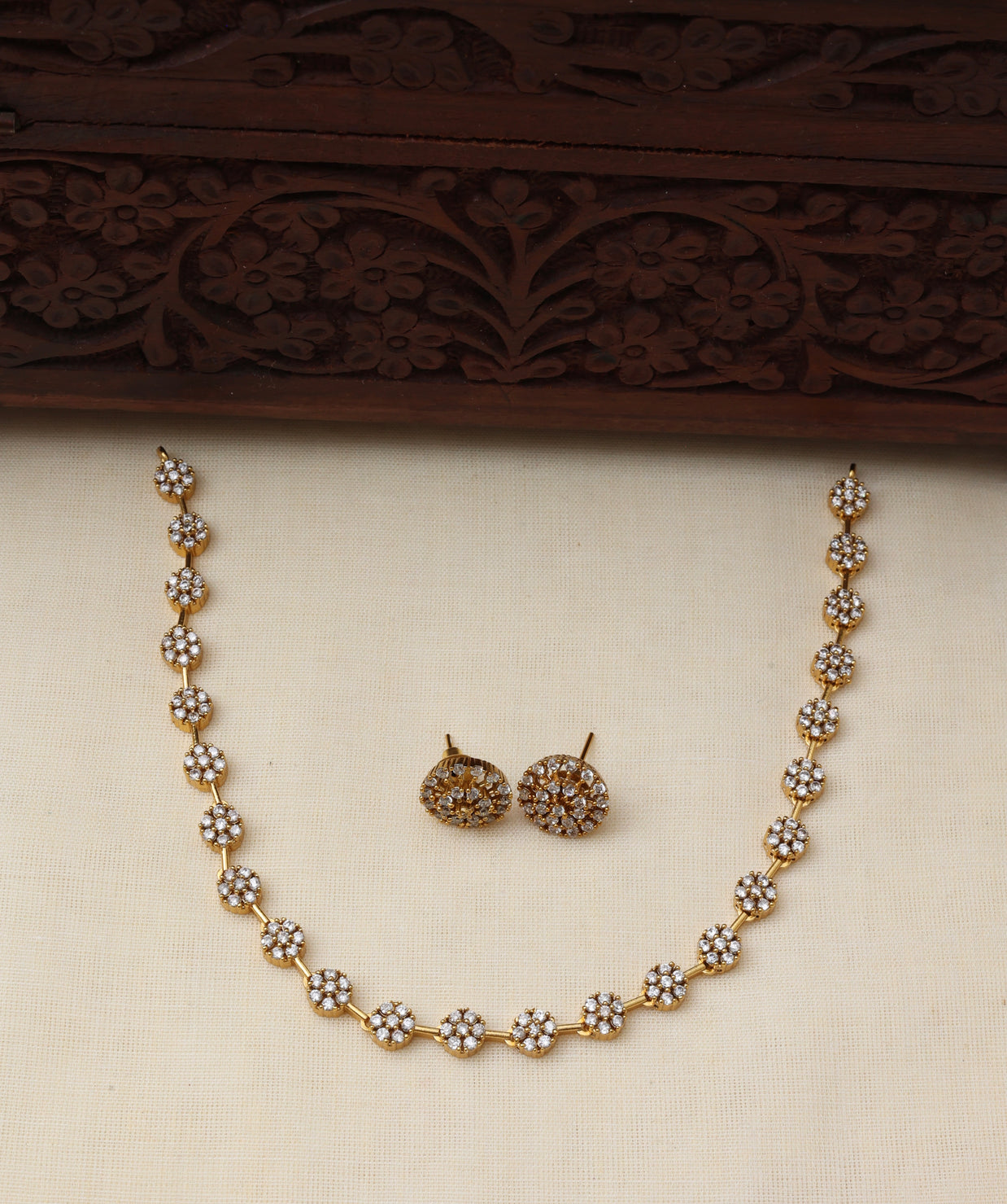 Alia necklace set - (JS 0243)