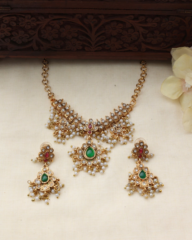 Guttapusalu choker set-(JS 0138)