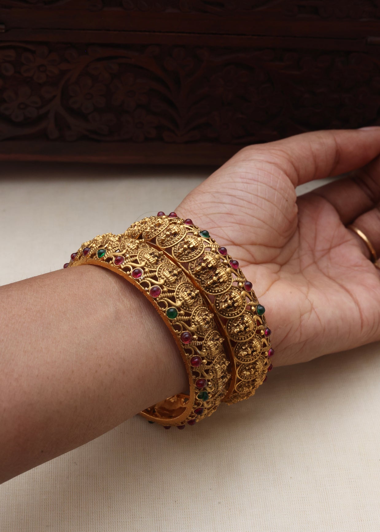 Devi coin bangles-(BR 021)