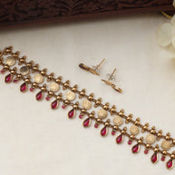 Divine Lakshmi coin choker set
