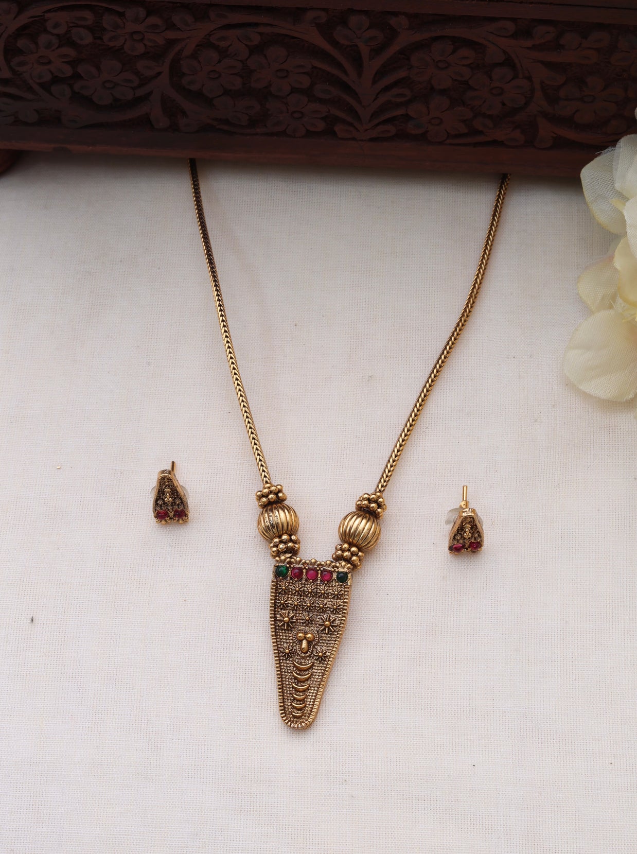 Aanapattam necklace set (JS 0223)