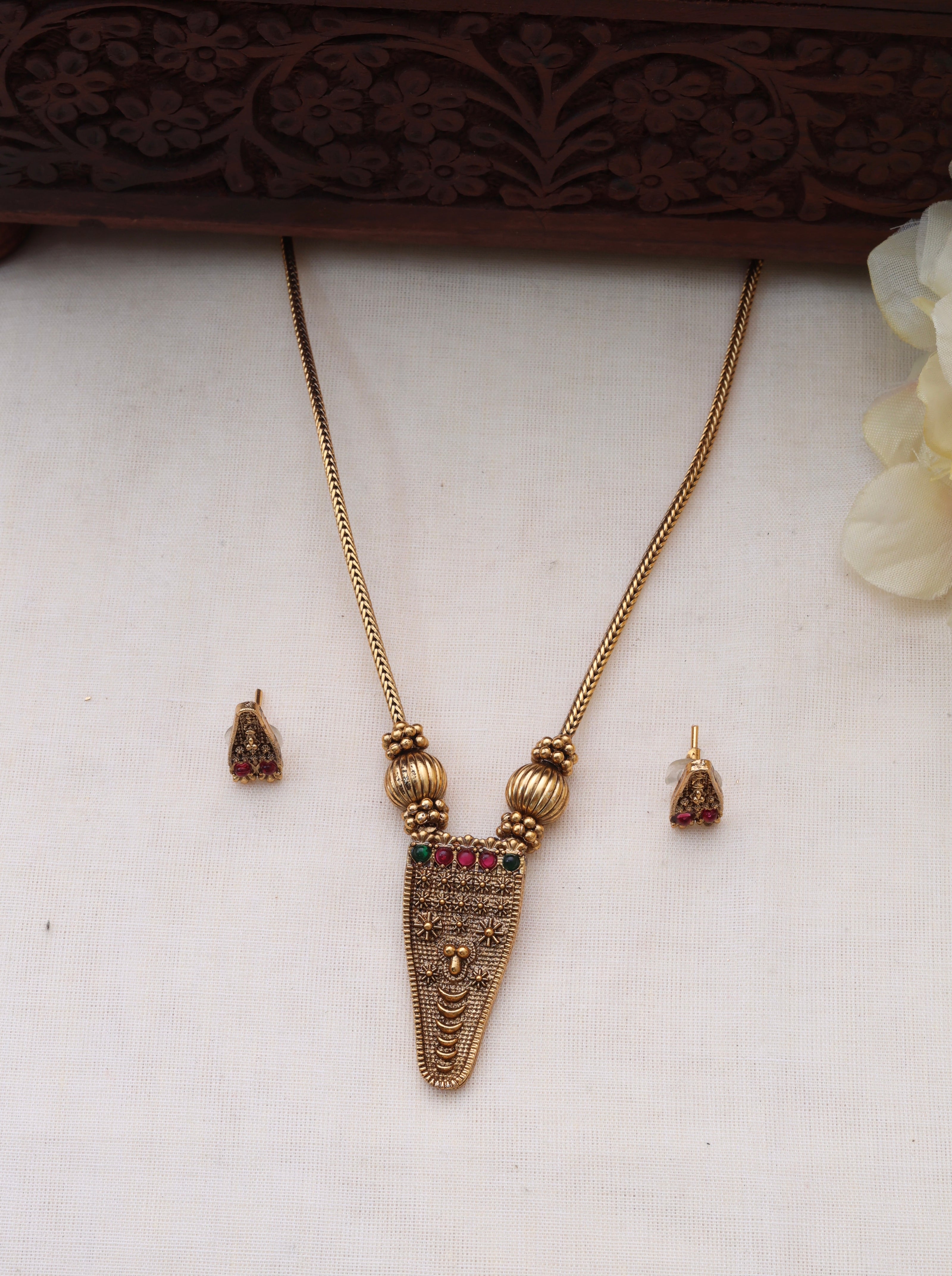 Aanapattam necklace set (JS 0223)