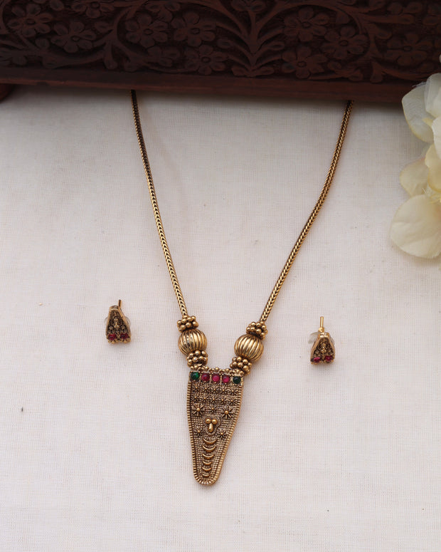 Aanapattam necklace set (JS 0223)