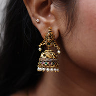 Antique Goddess Jhumkas
