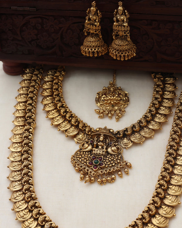 Lakshmi coin bridalset