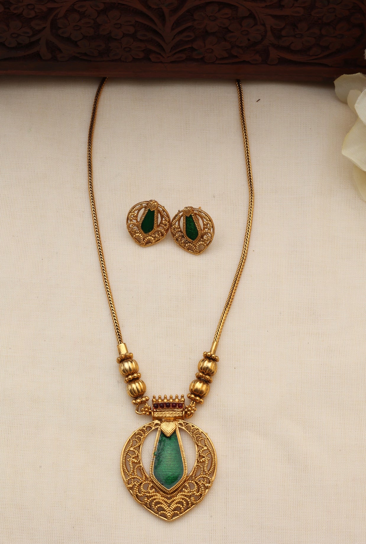 Aaranya necklace set - (JS 0245)