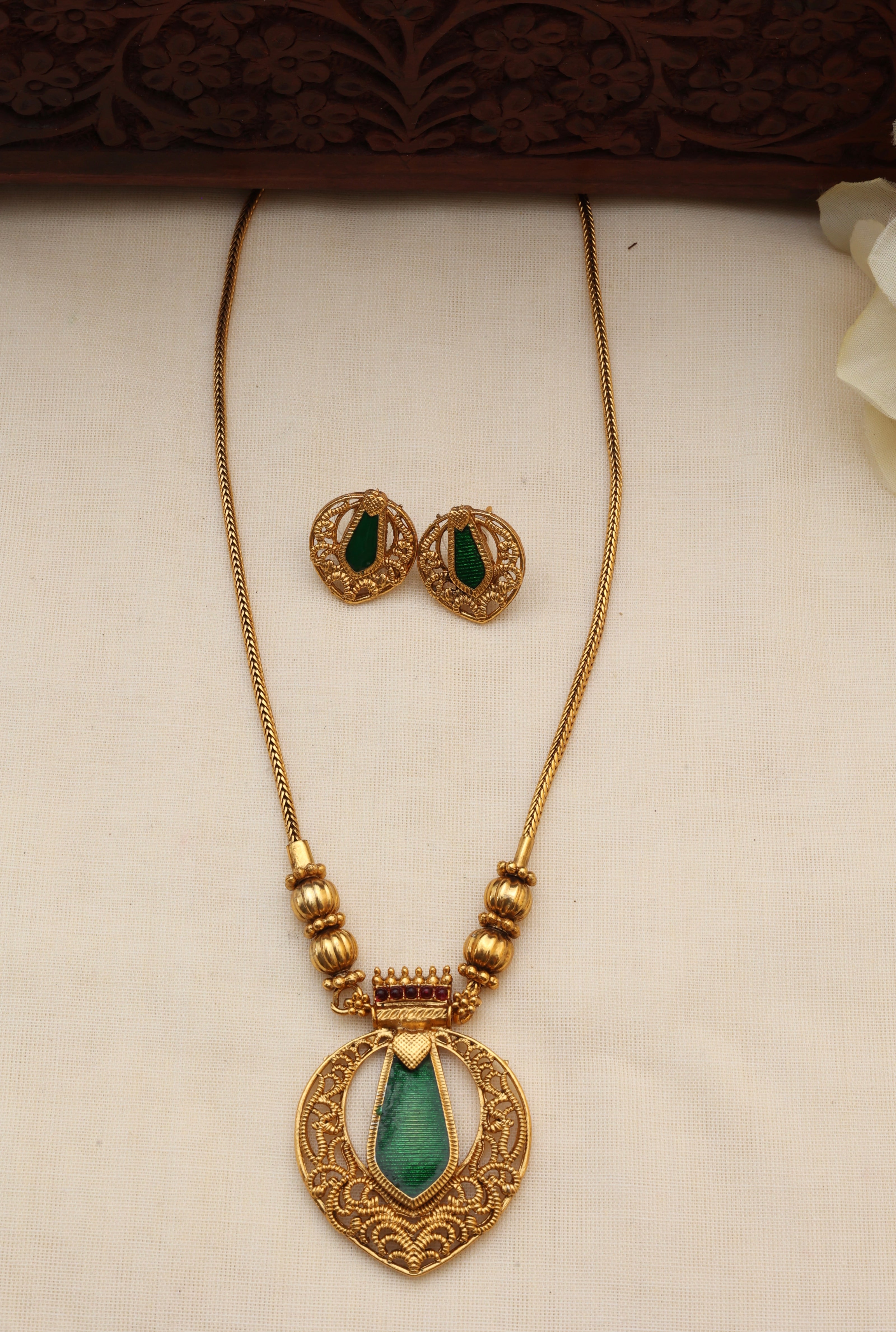 Aaranya necklace set - (JS 0245)